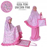 Mukena Anak Kuda Pink