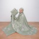 Mukena bunda nonah hijau