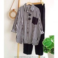 Baju Setelan Jumbo Hitam