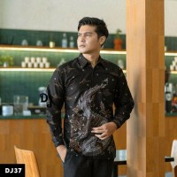 Baju Batik Pria Lengan panjang DJ37
