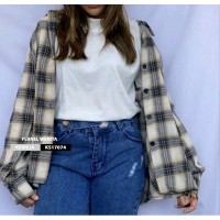 Kemeja Wanita Flanel KS17074
