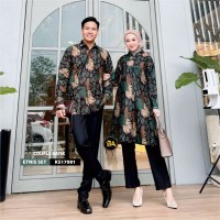 Baju Couple Batik Etnis KS17081