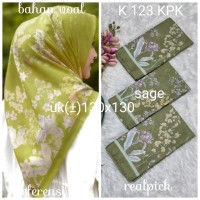 Hijab segiempat Voal Jumbo K123KPK