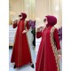 Baju Muslim Ashanti merah