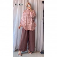 Setelan Lafisa Jumbo Pink