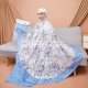 Mukena Heriina Blue
