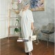 Baju Muslim Kaftan Daun KS18335