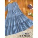 Baju Muslimah harnis dress KS18428