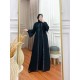 kode baru gamis hitam