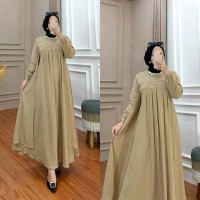 Baju Dress Alana moca