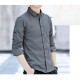Baju Kemeja Santa abu abu