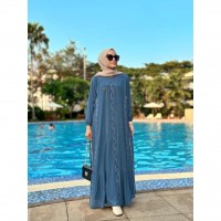 Baju Dress Divana denim