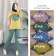 Baju Setelan Clara lime
