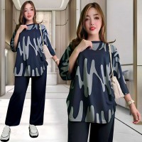 Baju Setelan Arina hitam