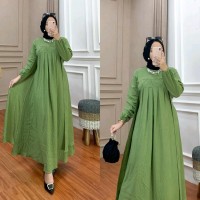 Baju Dress Alana sage green