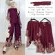 Baju Setelan Kalila maron