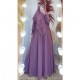 Baju Gamis Hasanah lavender