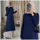 Baju Dress Nala navy