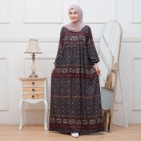 Baju Gamis Saila dark grey