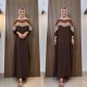 Baju Dress Sita dark brown