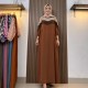 Baju Dress Sita Bronze