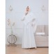 Baju Gamis Bila putih bw