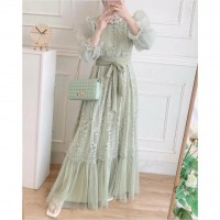 Baju Gamis Nara pesta sage
