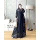 Baju Gamis Moji hitam