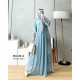 Baju Gamis Moji Blue