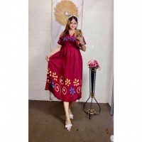 Baju Dress ema daster merah