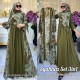 baju 3in1 gamis syahnaz army