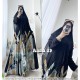 Baju Muslim aisya hitam