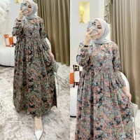 gamis vanila midi dress sage