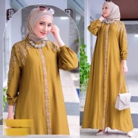 Baju Gamis Ina dress lemon