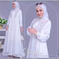 gamis abaya shaylin putih