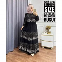 Gamis Twill Rayon simkul
