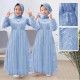Gamis kids jahwara biru muda