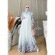 Gamis Janeta volt 4 blue