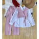 oneset anak perempuan pink