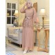 gamis pesta gracia dress moca