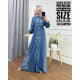 Gamis Rayon premium flora