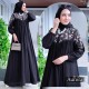 Gamis aurora bordir hitam
