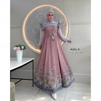Baju Muslim Jelita8 dusty pink