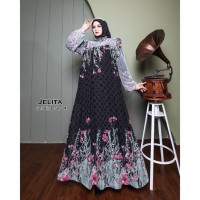 Baju Muslim Jelita hitam