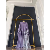 gamis adiba syar'i set ungu