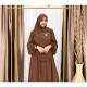 gamis luna syar'i coklate