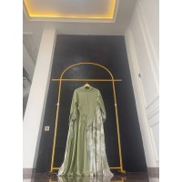 gamis adiba syar'i set sage