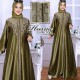 gamis husna dress satin army