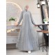gamis sayidah set berukat abu