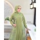 gamis sayidah set sage